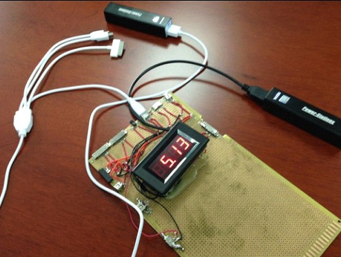 Power Bank cable testing 